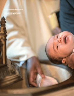 Ximena DeBroeck, "Infant Baptism and the Eucharist"