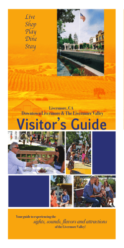 Visitor`s Guide - Livermore Downtown Inc.
