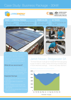 Case Study: Business Package - 30kW