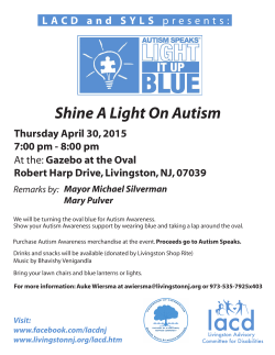 Shine A Light On Autism