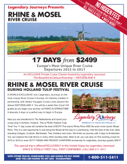 2015-2017 _Rhine and Mosel River Cruise.indd