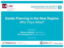 LK Law/Manning Elliot presentation