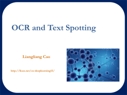 OCR and Text Spotting