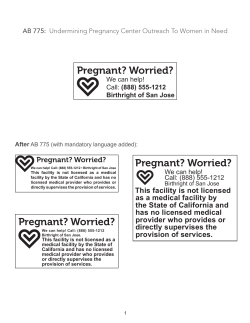 Pregnant? Worried? Pregnant? Worried? Pregnant? Worried?