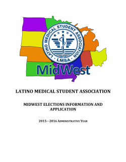 Election Application Packet - Latino Medical Student Association
