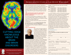 CUTTING-EDGE KNOWLEDGE ABOUT THE BRAIN AND BRAIN