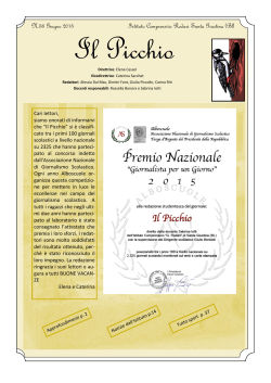 Il Picchio n 58 giugno 2015 - IC"Rodari"