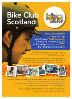Bike Club Scotland - Community Action News