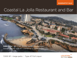 Coastal La Jolla Restaurant and Bar