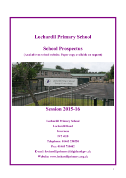 Session 2015-16 - Lochardil Primary School