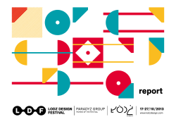 report - ÅÃ³dÅº Design Festival