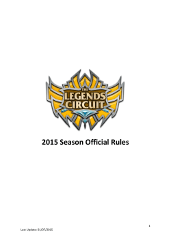 2015 Season Official Rules - League of Legends
