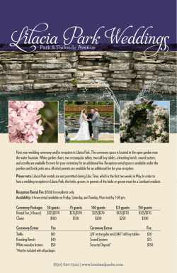 Lilacia Park Weddings - Lombard Park District