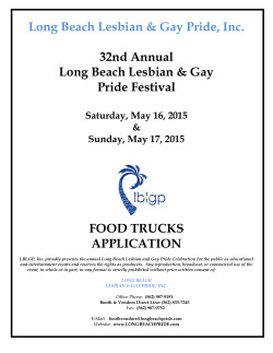 Long Beach Lesbian & Gay Pride, Inc. 32nd Annual Long Beach
