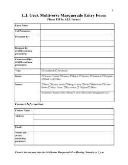 Masquerade Forms document (PDF file)