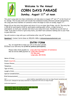 Corn Days 5K - Race And Listing Details