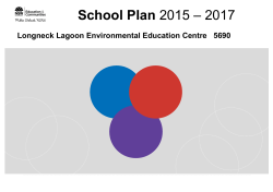 a copy of our School Plan 2015 - 2017