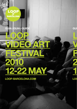 loop video art festival 2010 12 -22 may loop