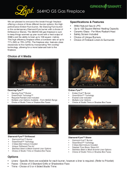 564HO GS Gas Fireplace