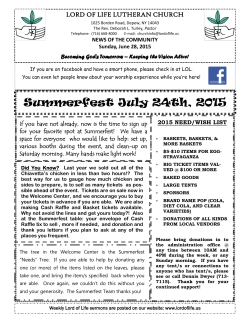 Summerfest July 24th, 2015