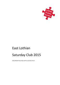 East Lothian Saturday Club 2015