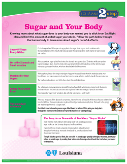 Sugar and Your Body