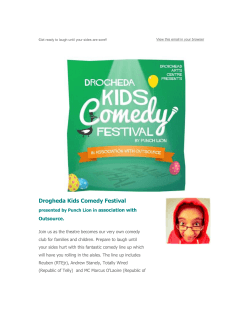 Drogheda Kids Comedy Festival