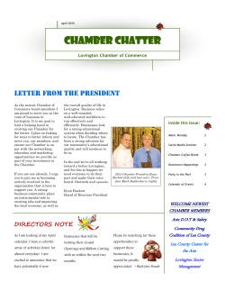 April 2015 - Lovington Chamber of Commerce
