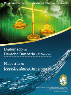 Derecho Bancario - 7Âª versiÃ³n - Universidad CatÃ³lica Boliviana