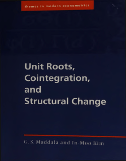 Unit Roots, cointergration, and Structural Change