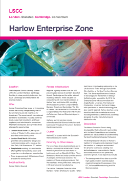 Harlow Enterprise Zone