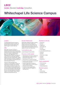 Whitechapel Life Science Campus