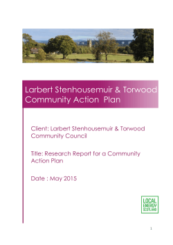 Final Research Report - Larbert, Stenhousemuir and Torwood