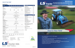 XR4100 Series - LS Tractor USA