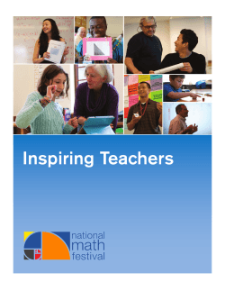 Inspiring Teachers - Learning and Teaching