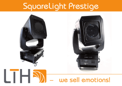 SquareLight Prestige - LTH | Das Lichttechnikhaus Vertriebs GmbH