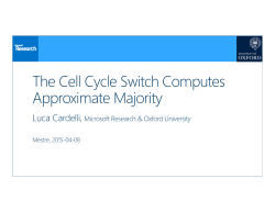 The Cell Cycle Switch Computes Approximate Majority