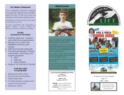 our brochure - Lucas Izzard Foundation for Teens