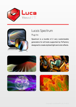 Luca`s Spectrum - Luca Visual FX