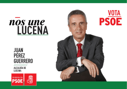 programa psoe - PSOE Lucena