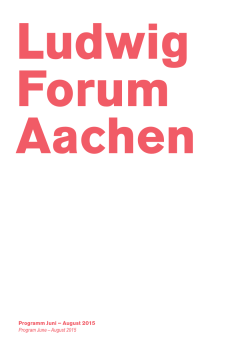 Neue BÃ¼cher - Ludwig Forum fÃ¼r Internationale Kunst