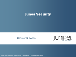 Junos Security