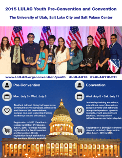2015 LULAC Youth Pre-Convention and Convention