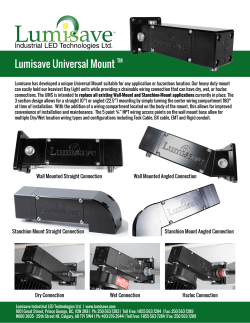 Lumisave Universal Mount TM - Lumisave Industrial LED
