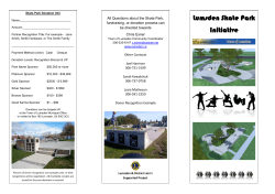 2015 Lumsden Skate Park Brochure