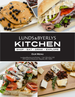 View menu - Lunds & Byerlys