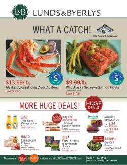 What a catch! - Lunds & Byerlys