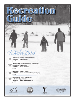 Winter Recreation Guide