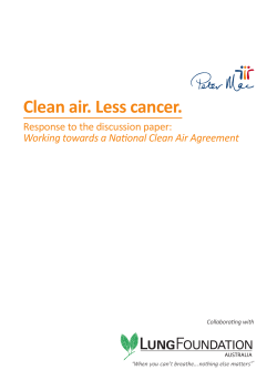 2015 Submission - National Clean Air Agreement