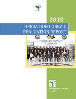 operation cobra ii evaluation report